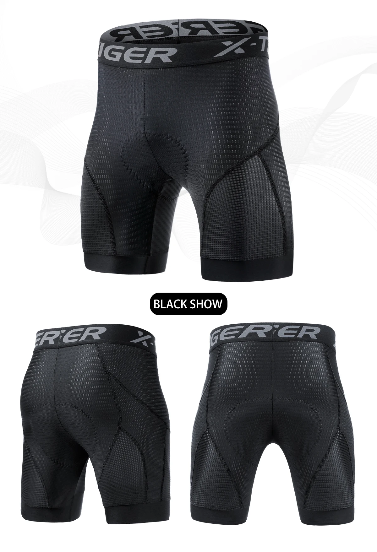 Cycling Shorts Breathable Mesh