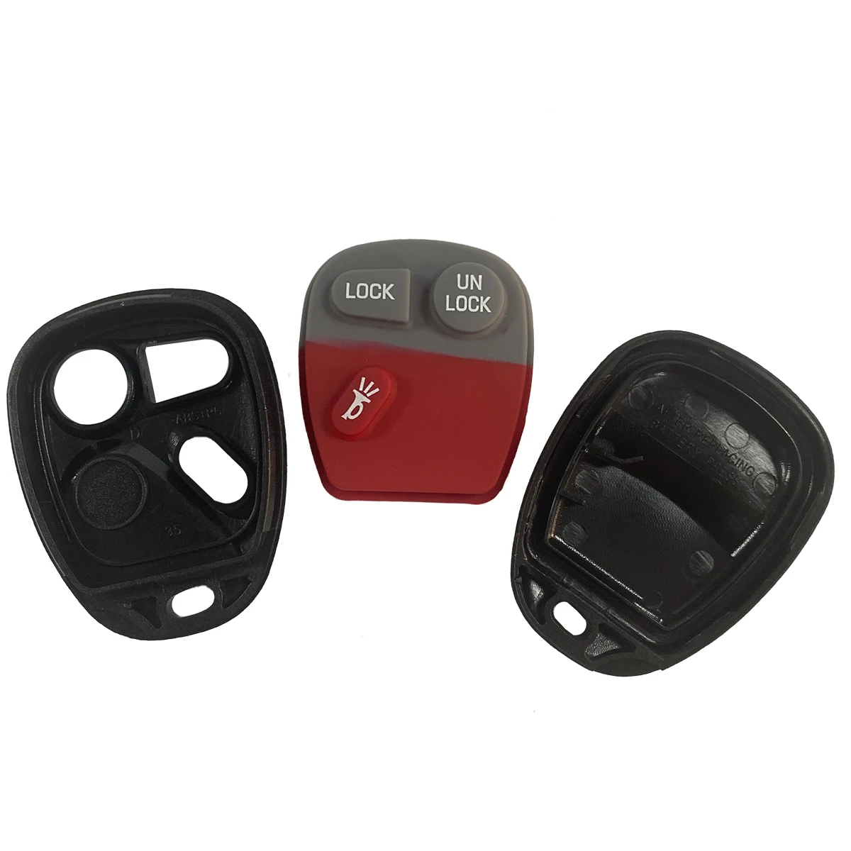 Okey custodia di ricambio per coperture chiave a distanza per GMC BUICK CADILLA CHEVROLET almpontiac 3 4 pulsanti - Sae894686272c45df8baf6e72250a9940E