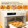 Retro Style Infrared Heating Air Fryer Toaster Oven, Extra Large Countertop Convection Oven 5