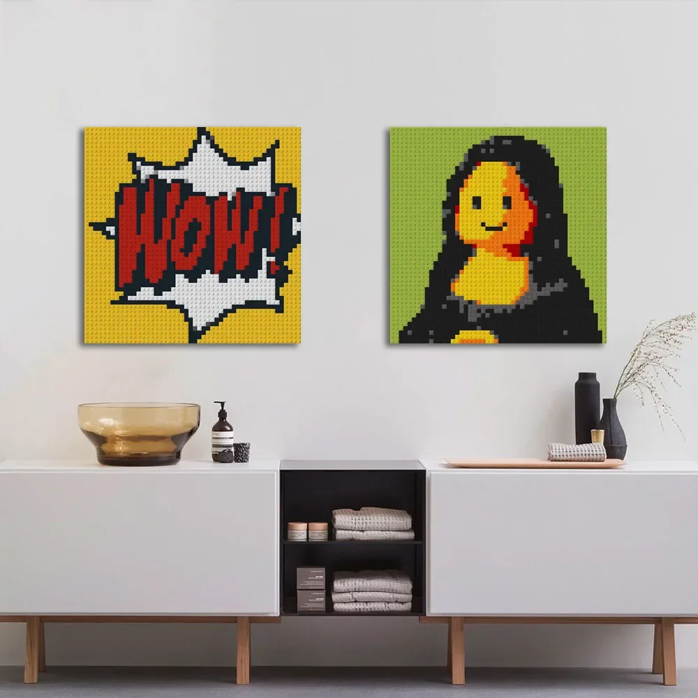 IXXI】ウォールピクチャー ピクセル モナリザ 200×200cm Mona