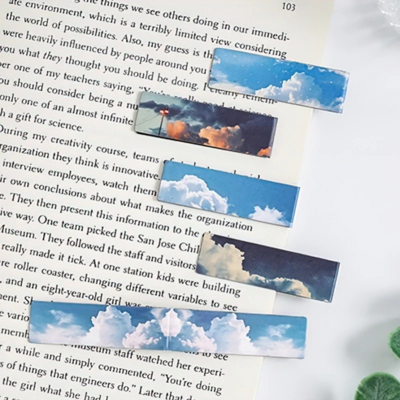 Magnetic Bookmarks Page Clips Set 5pcs