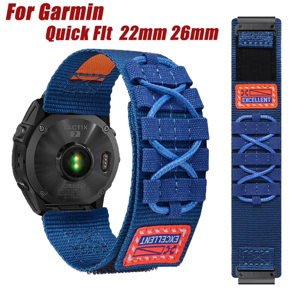 Cinturino per Garmin 22mm 26mm Quick fit per Garmin Fenix 8 7X 7 Pro