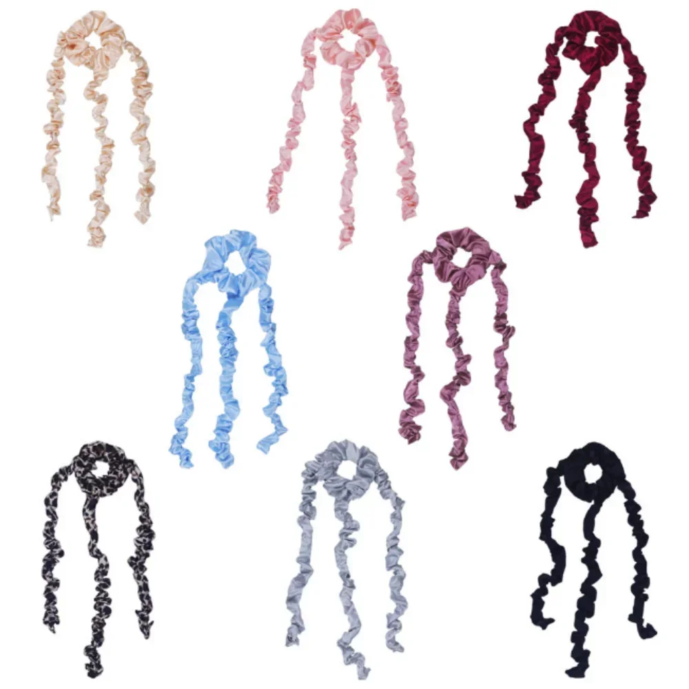 New Heatless Curling Rod No Heat Hair Curlers Jellyfish Hair Rollers Silk Curls Ribbon Braider Headband Styling Tools