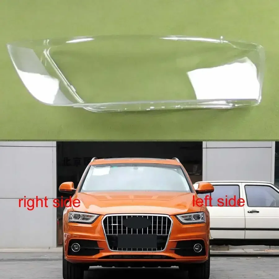 Headlamp Cover Lamp Shade Headlight Shell Lens Plexiglass Replace Original Lampshade for Audi Q3 2010 2011 2012 2013 2014 2015