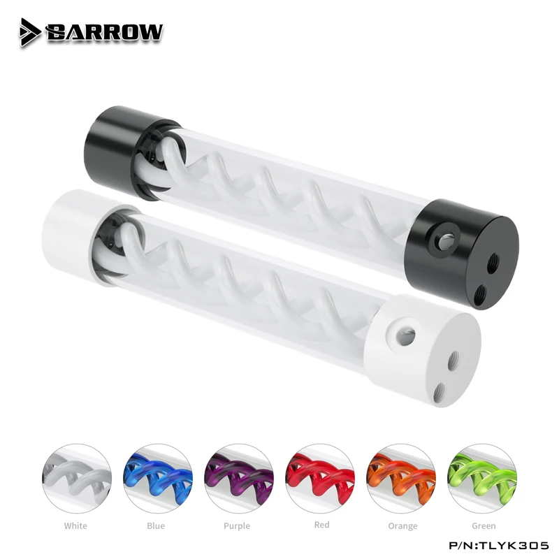 Tanque de Água Espiral Cilíndrico Tlyk305 mm da Suspensão do Virus de t da Multi-cor do Carrinho de Mão Furo Lateral Furo Superior para o Sistema de Refrigeração da Água