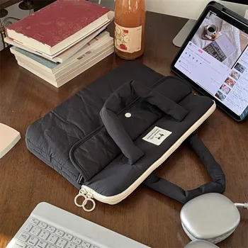 Borsa da viaggio Borse per laptop portatili da 15,6 pollici con manico Custodia per laptop leggera Borsa da donna con doppia cerniera per notebook in cartone animato