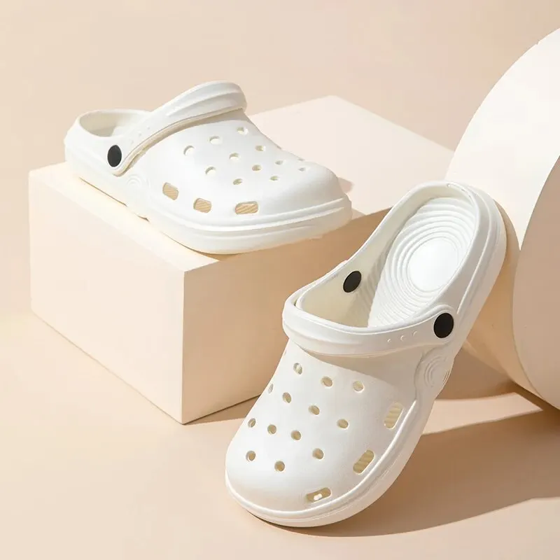 Women's Summer Indoor Home Anti Slip Baotou Slippers for Men Shoes and Slippers