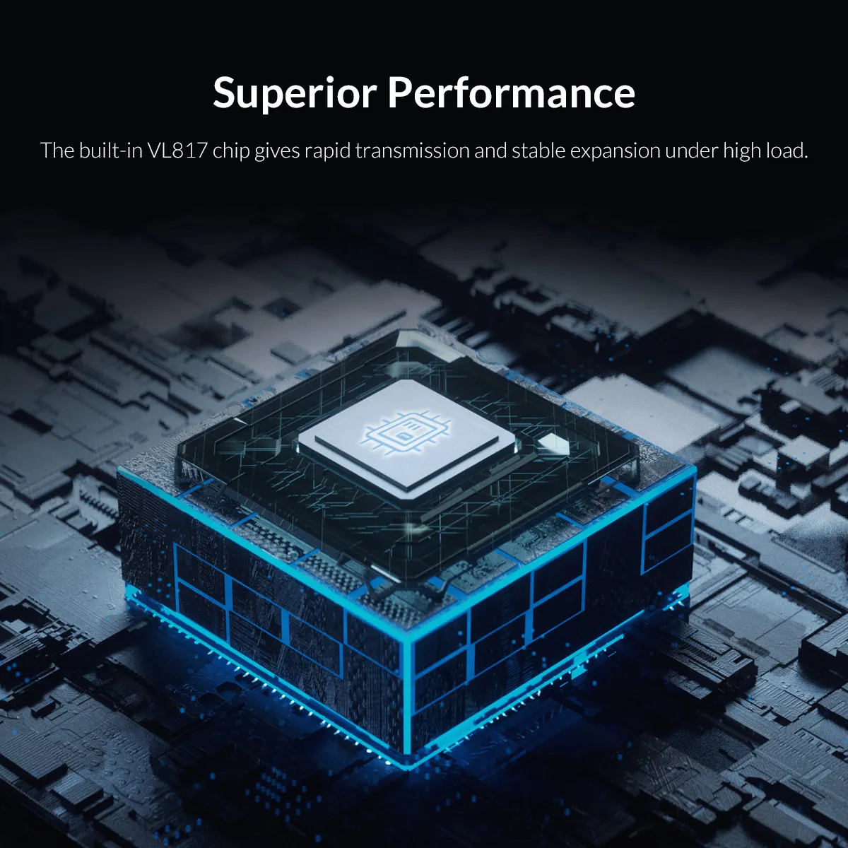 ORICO Powerline Hub Splitter Socket mit mehreren USB 3.0-Anschlüssen, Ein-/Ausschalter, Dock-Steckdosenleiste und Adapter für PC_voghion.com