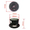 3 Inch Full Range Speaker 5-45W Audio Portable Speaker 4Ohm 8Ohm Hifi Music Loudspeakers DIY For Home Theater 1Pc 5