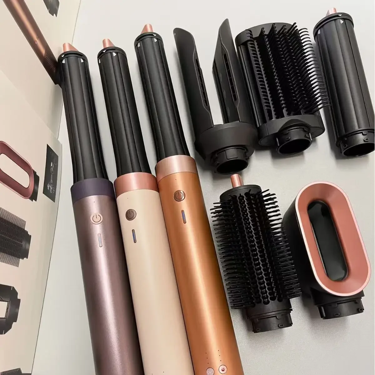 SenCiciMen nieuwe 6-in-1 stylingborstel met föhn, multifunctioneel apparaat voor droog, steil en krullend haar, geschikt voor salon- en thuisgebruik._voghion.com