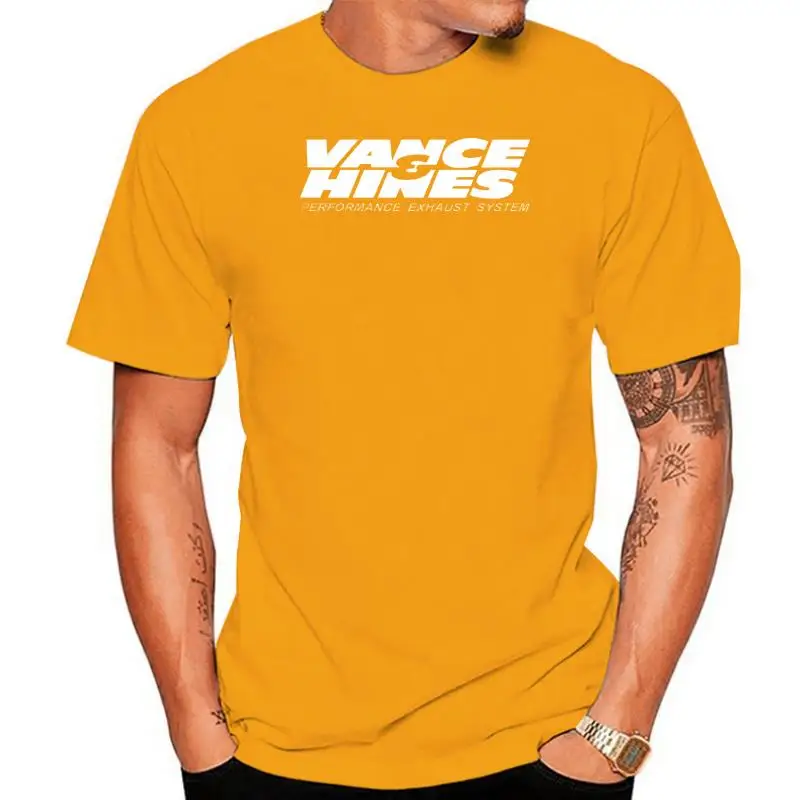Vance Hines T-Shirt Ispirata Ai Sistemi Di Scarico Per Moto Da Corsa Taglia S A 4Xl