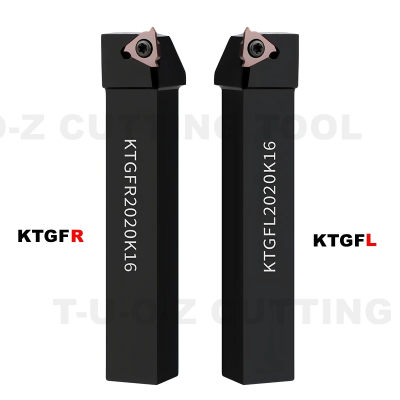 TUOZ CNC 선반 공구 수직 장착 터렛 CTGFR/KTGFR/KTGFSR/CTGFSR 스프링 콜렛 얕은 홈 공구 홀더