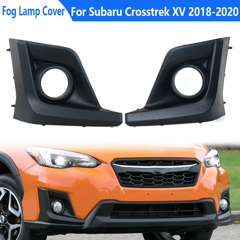 For Subaru Crosstrek XV 2018 2019 2020 Fog Lamp Cover Grill Bezel Headlight Front Bumper Fog Light Cover Trim Car Accessories