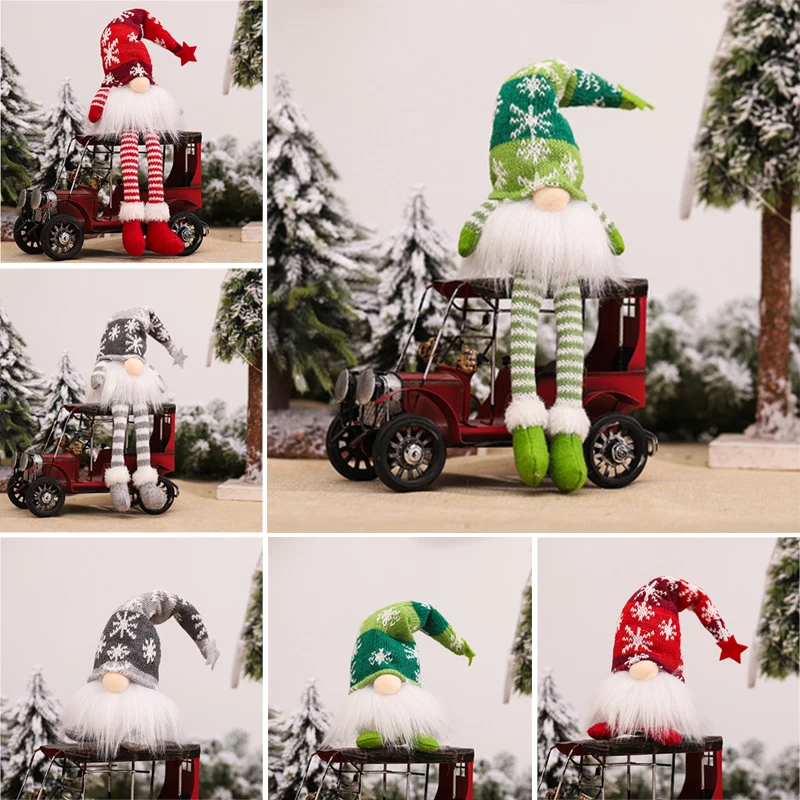 크리스마스 얼굴없는 인형, 빛나는 그놈 메리 크리스마스 홈 장식, Navidad Natal 선물, 새해 2023 크리스마스 선물