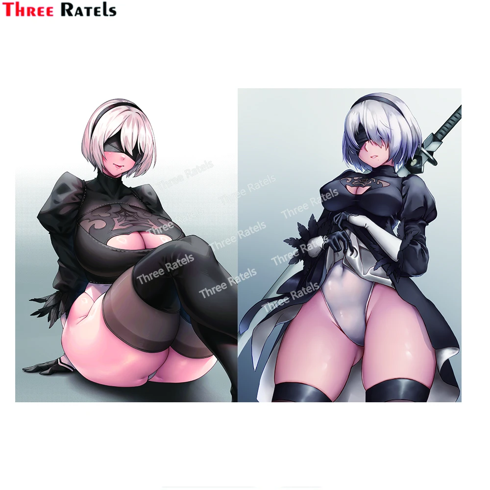 

Наклейка для зеркала унитаза Three Ratels H598 Yorha No 2 Type B