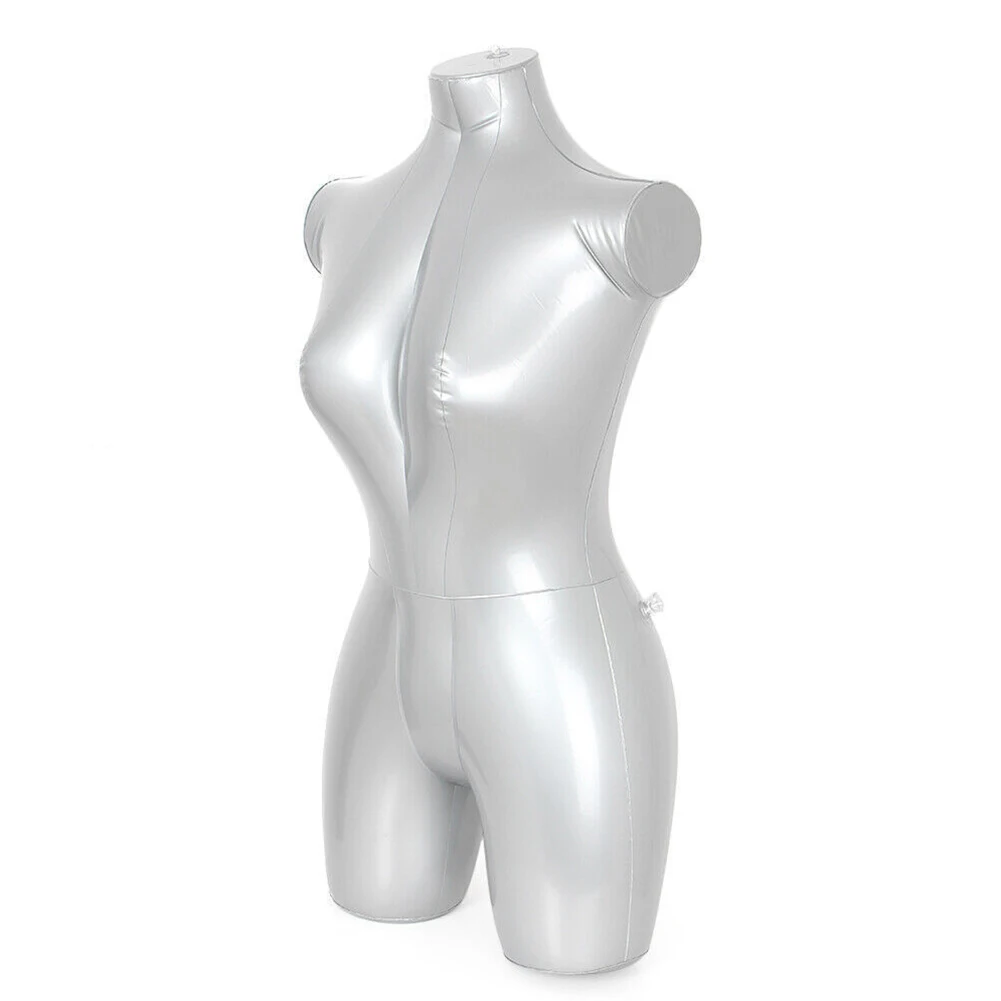 Woman Full Body With Arms Inflatable Mannequin Fashion Dummy Window Display Stand Torso Ladies Whole Body Modeling Tool