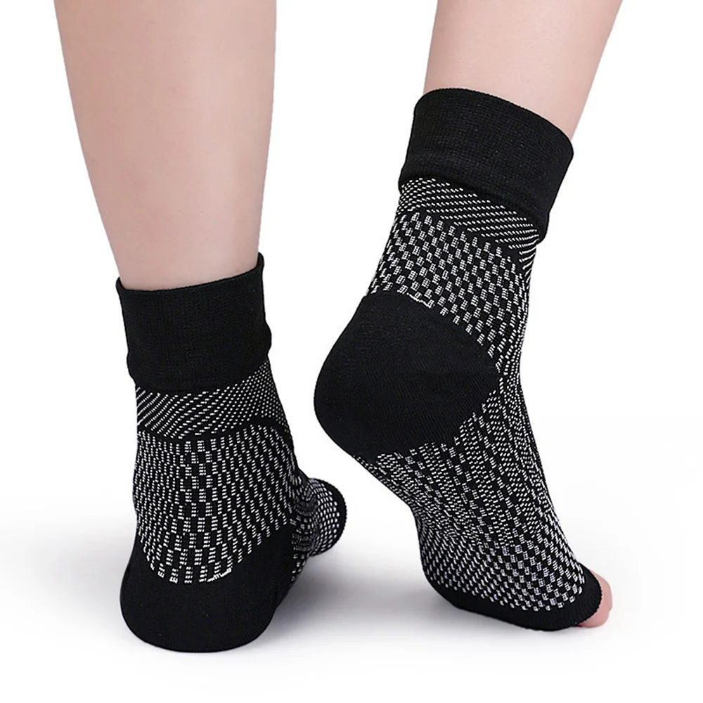 Ankle Brace Compression Sleeve Plantar Fasciitis Sock Arch Support Foot Bandage for Achilles Tendonitis Joint Pain Relief 1 Pair fitness ankle straps ankle straps ankle support compression socks ankle wrist cuffs ankle socks ankle support brace