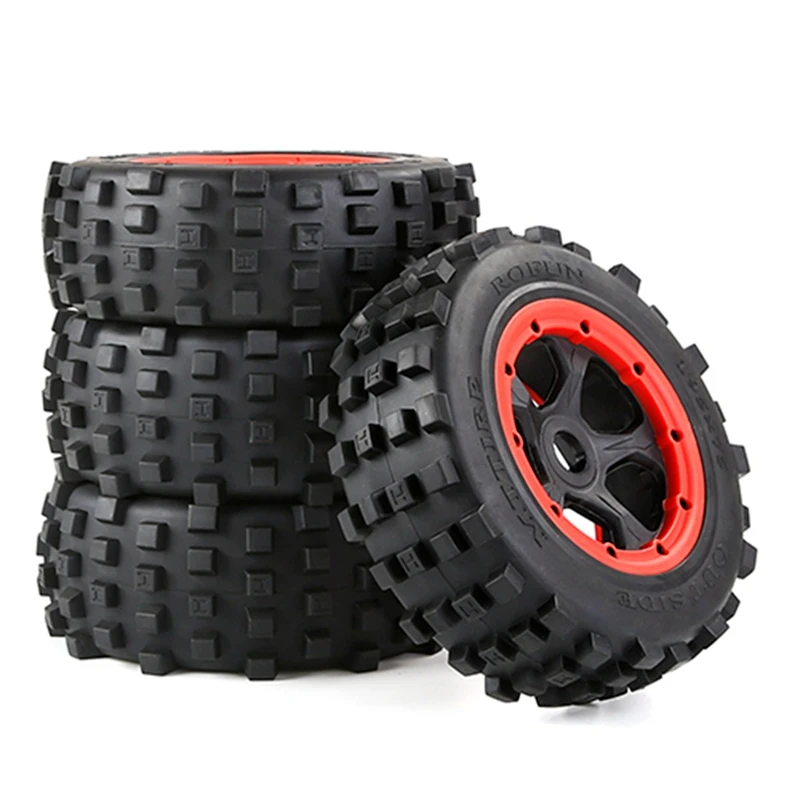 

Off-Road Car Rear And Front Tyres For 1/5 HPI ROFUN BAHA ROVAN KM BAJA 5T/5SC/5FT Rc Car Toys Parts
