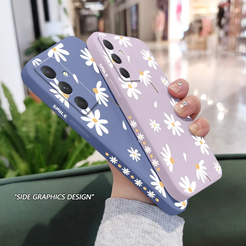Charming Daisy Silicone Phone Case Cover