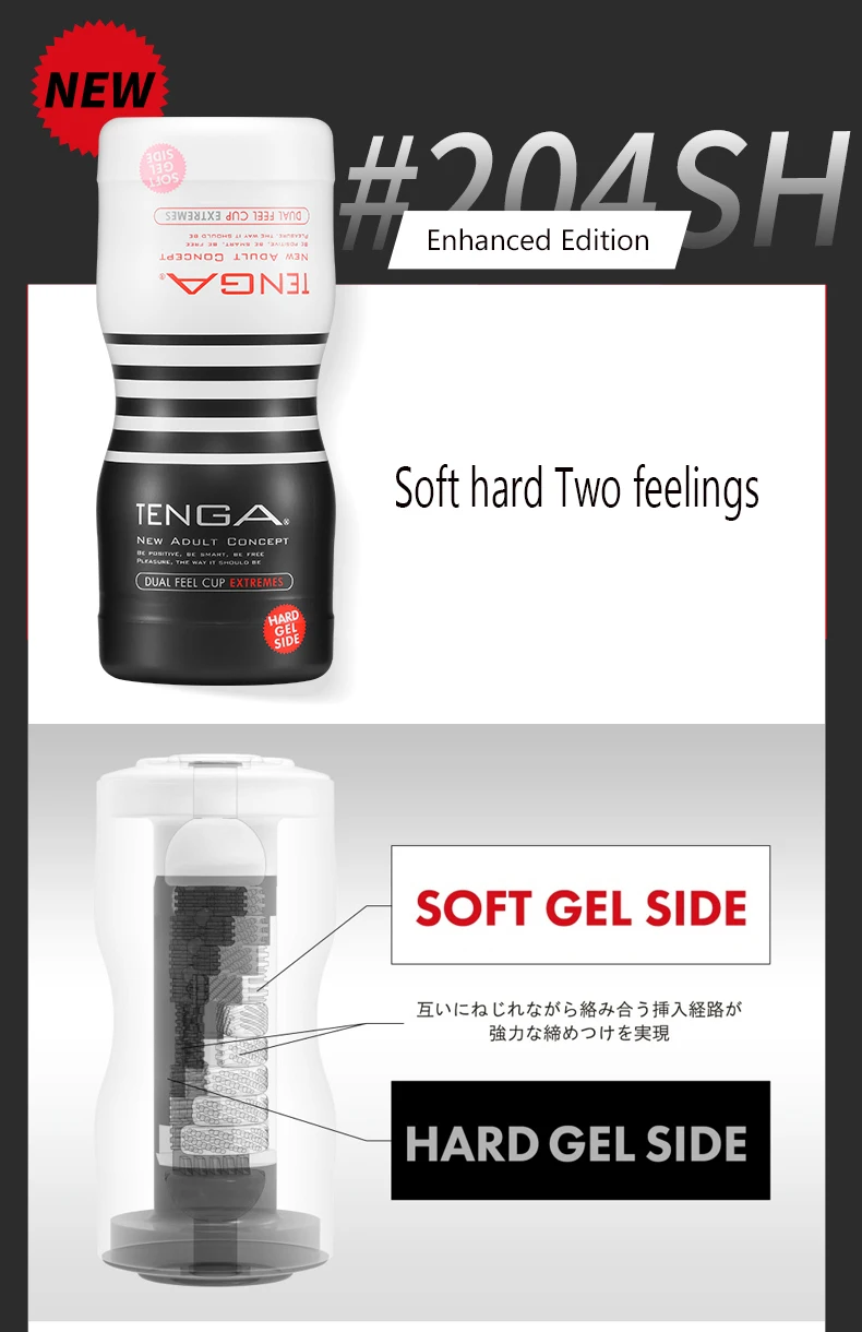 Double Hole Cup TENGA Simulated Vagina Masturbators Cup Suck Realistic Pussy Vigina Anus Sex Toy Shop Product for Men