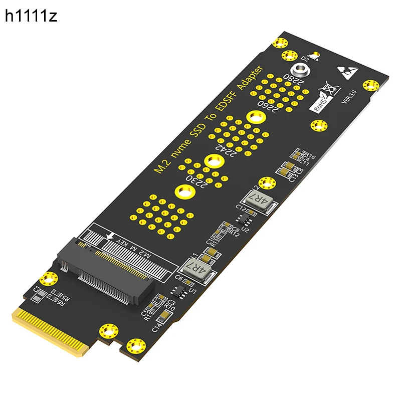 Awwertse SSD Court E1.S NVME Règle 1U GEN-Z EDSFF avec