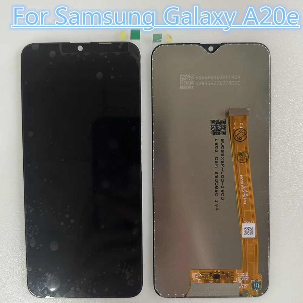 Per Samsung Galaxy A20E A202 A202F A202Ds Display Lcd Touch Screen Digitizer Assembly A20E Lcd Con Cornice