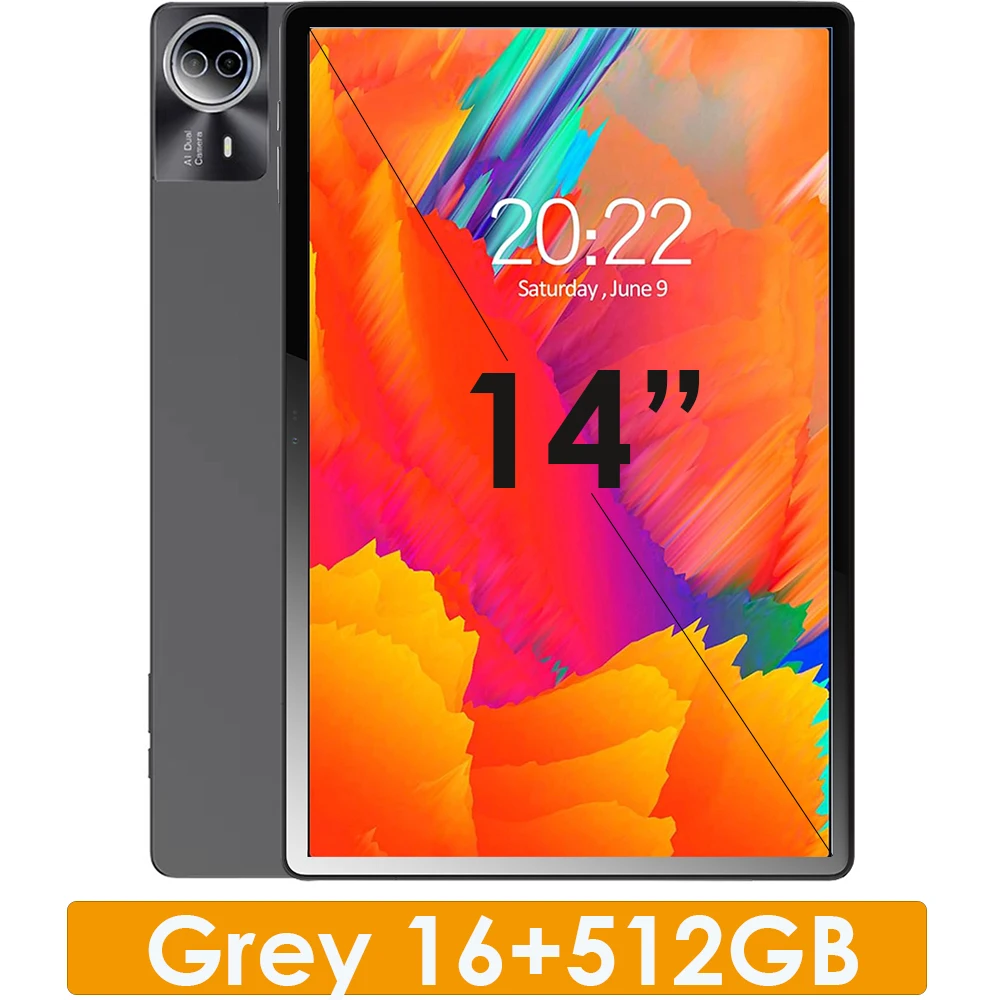 2025 新しい超大画面 14 インチタブレット Pc 16 ギガバイト +