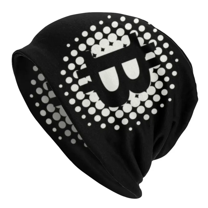 

Buy Bitcoin Button Bonnet Beanie Knitted Hats Men Women Cool Cryptocurrency BTC Blockchain Geek Warm Winter Skullies Beanies Cap