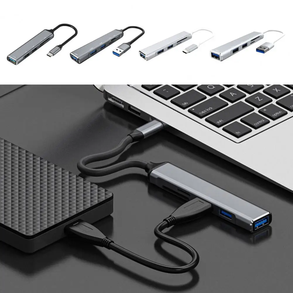 

USB Hub Adapter Universal Laptop Docking Station Portable Hot-swappable USB Type-C Laptop Docking Station