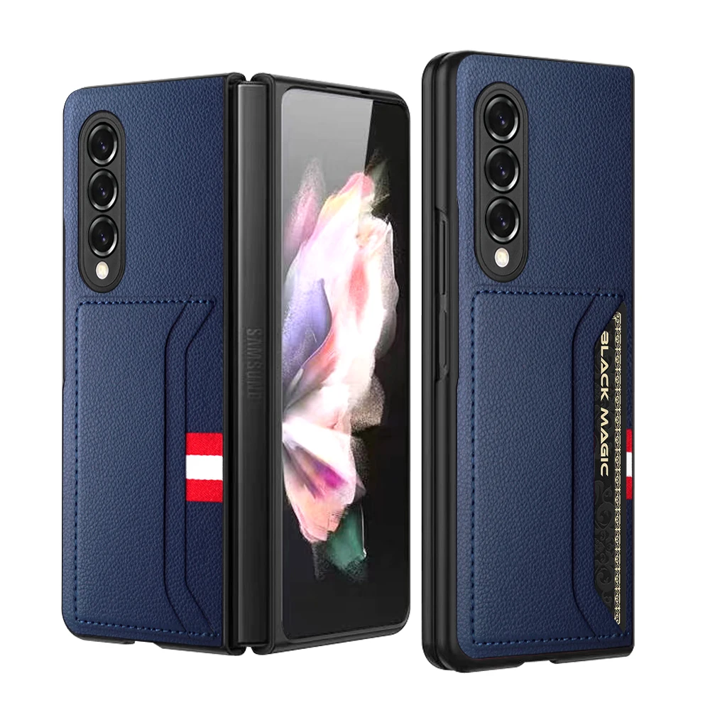 samsung silicone Sang Trọng Kính Cường Lực Dành Cho Samsung Galaxy Z Gấp 3 Ốp Lưng 5G Mạ Nhựa Khung Kính Cứng Dành Cho galaxy Z Fold3 kawaii phone case samsung Cases For Samsung