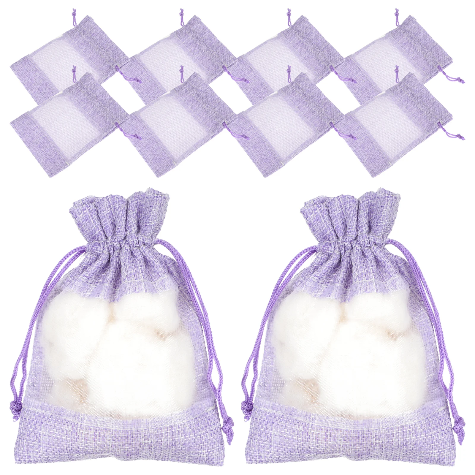 

10 Pcs Lavender Sachet Bag Wardrobe Bags Gift Sachets Empty Pouch Cloth Fragrance