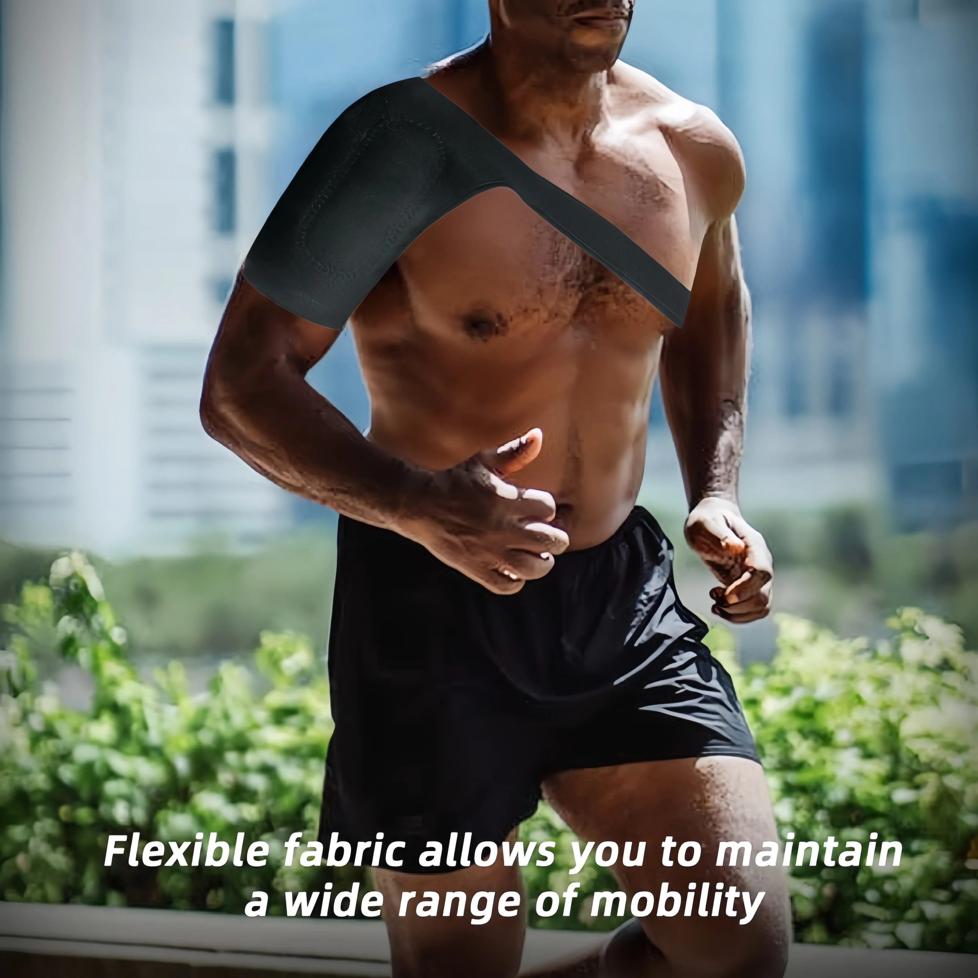 Shoulder pads for warmth and protection for men and women in winter, self-heating shoulder pads for cervical spine, sleeping, ho