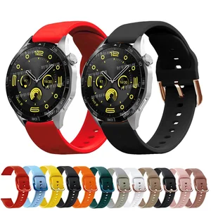 22mm Silicone Band For Huawei Watch GT 3 GT 4 46mm Sport Correa Strap For Huawei Watch 3 4/GT 2 Pro/GT Runner 2E Bracelet