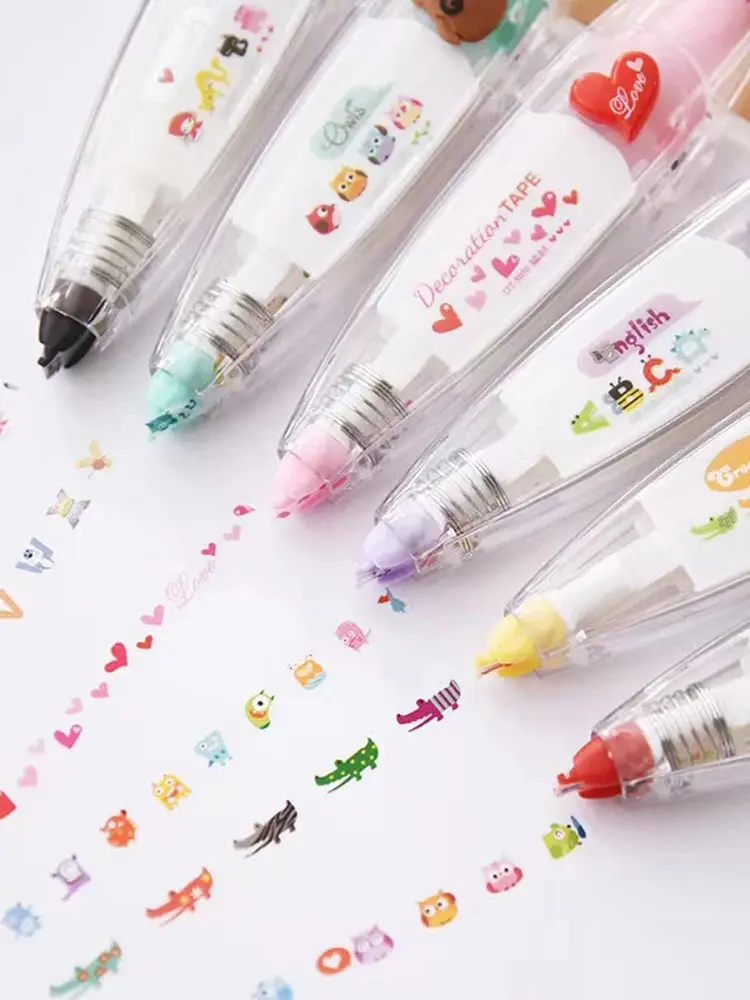 Correction Tape 1pc Cute Kawaii Mechanical Design For Decorating Diaries and School Supplies