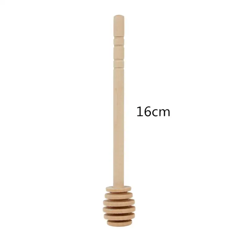 8/16CM Mini Wooden Honey Spoon Eco-Friendly Long Handle Mixing Stick Dessert Tool Wooden Stir Bar For Honey Jar Kitchen Supplies images - 6