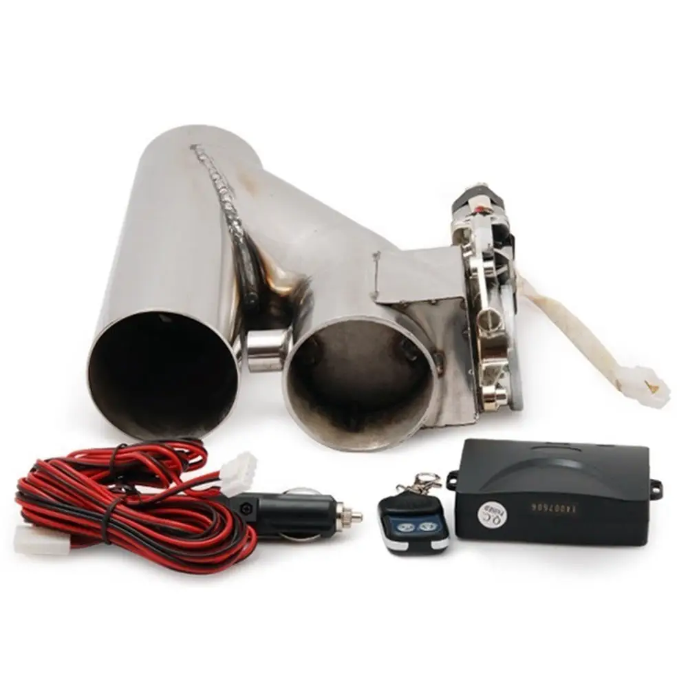 2"/2.25"/2.5"/2.75"/3" Stainless Steel Motorized Electric Exhaust Cutoff Bypass Valve Cutout+Remote For VW Golf GTI EP-CUTNEW