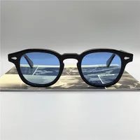 Johnny Depp Lemtosh Polarized Sunglasses for Men and Women Luxury Retro Fashion Acetate Frame Blue Night Vision Glasses