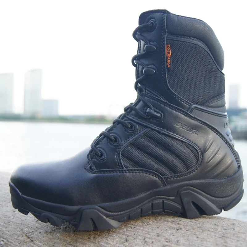 

New Men's Military Boots Special Forces Tactical Desert Combat Boots Lace-up Army Boots Winter Ankle Boots Men Plus Size 39-47