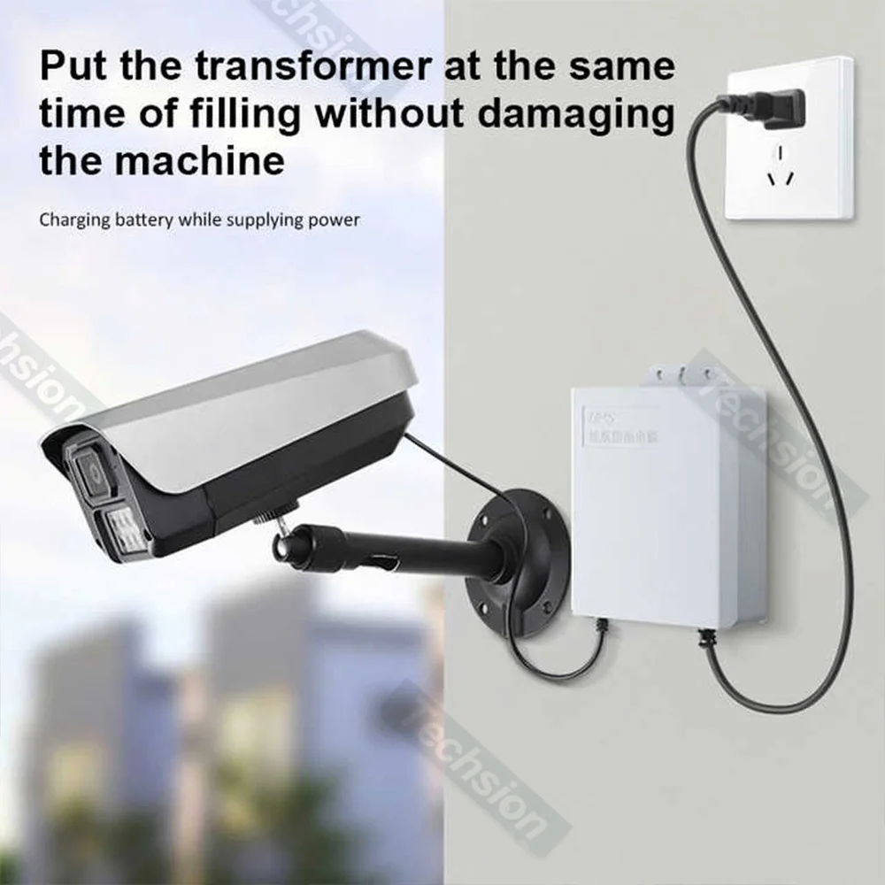 UPS Monitoring Power Outage Endurance Power Supply Without Battery Outdoor CCTV 12V 2A Custom Battery Working System IP Camera 3