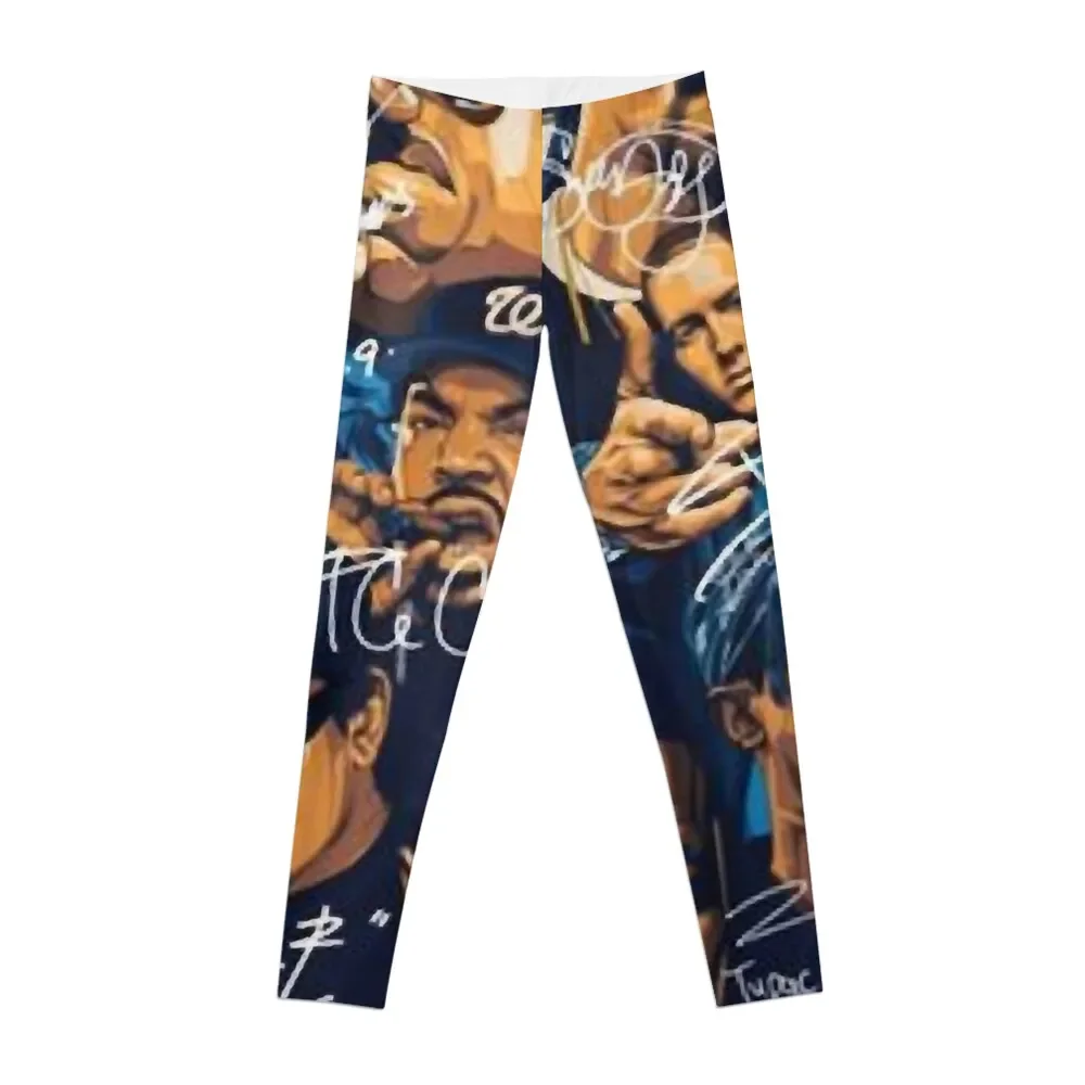 Hip Hop Legends T-Shirt Classique Copy Copy Leggings Sporty Woman Gym Sports Donna Per Ragazze Leggings Da Donna