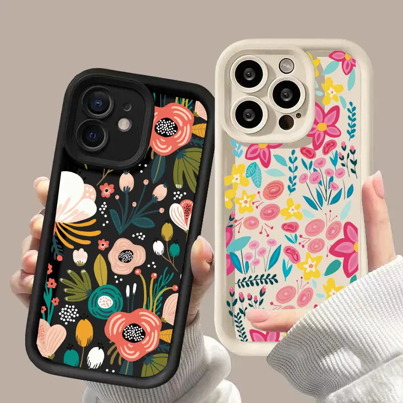 Vibrant Floral Design Phone Case Cover