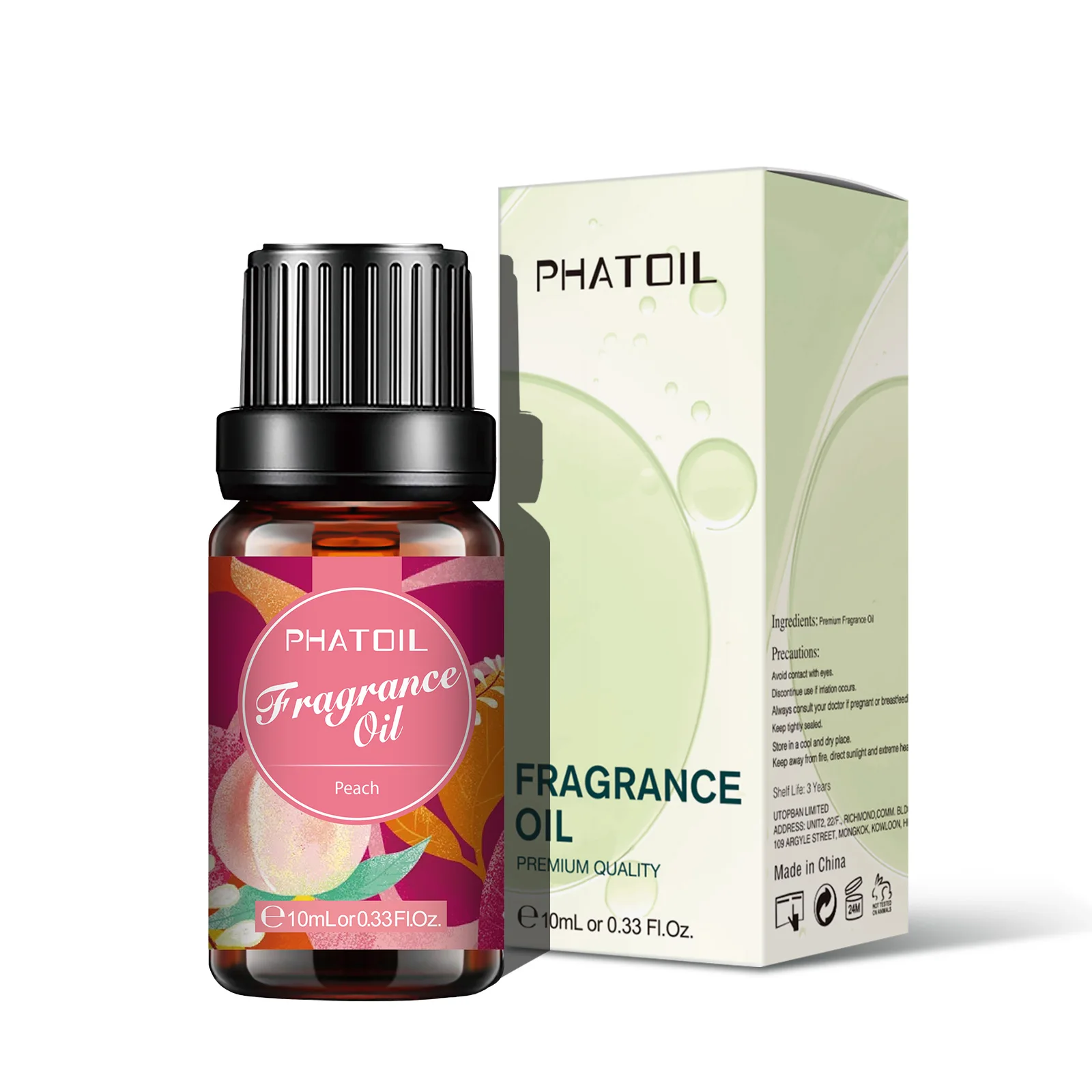 thumbnail image 1 of Aceite aromático PHATOIL de 10 ml para hacer velas de jabón, difusores, coco, vainilla, café, opio negro, chicle Angel La Vie Est Belle, 1 of 5