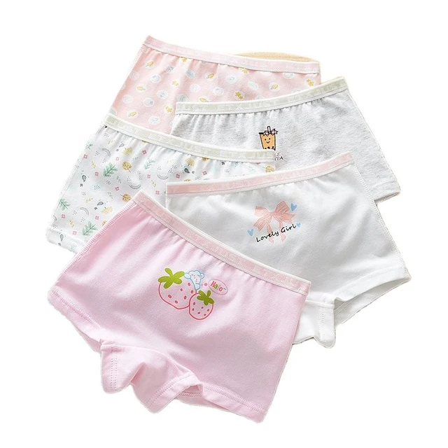 Children's Underwear Girls' Cotton Briefs 2 Big Children's 3 Baby's Underwear  5 Little Girl's 6 Cotton 10 Shorts 12 Years Old - AliExpress