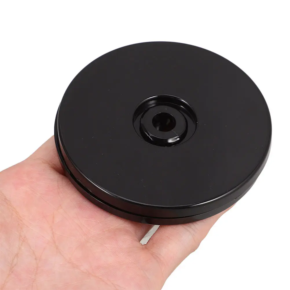 블랙 150mm 회전 디스플레이 스탠드 360도 회전 테이블 턴테이블 베이스, 식당 메뉴 프레젠테이션, 향신료 등에 이상적