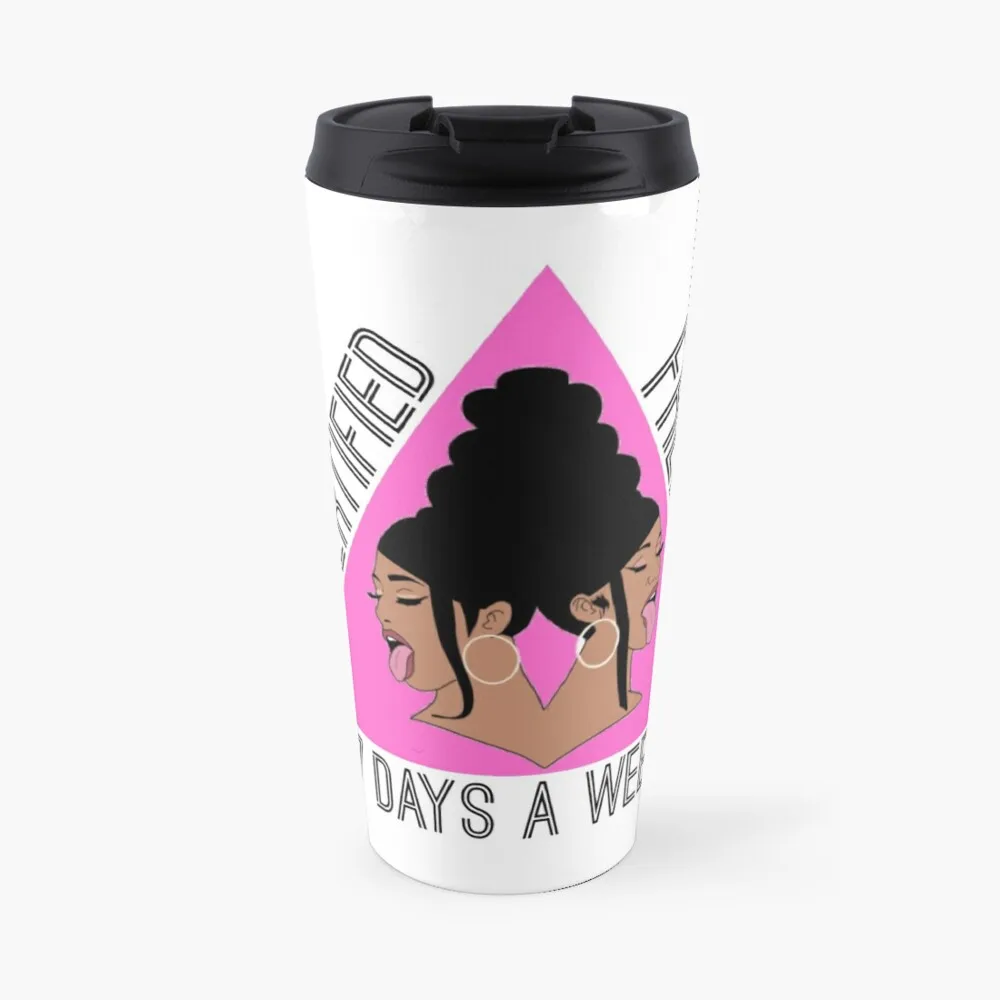 

Certified freak 7 days a week WAP cardi & megan Travel Coffee Mug Cups Coffee Coffee Cup To Go Glass For Coffee