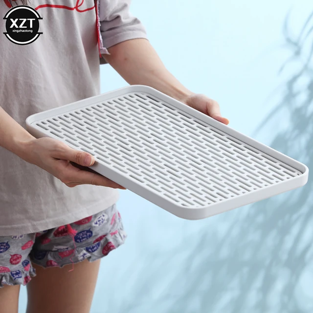 Double Layer Dish Drainer Plate - Vegetable Fruit Tray, Baby