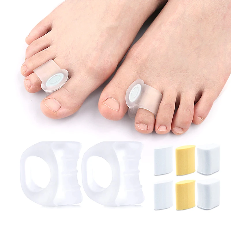 

2Pcs Professional Toe Separator Thumb Eversion Corrector Prevent Friction Reduce Pressure Prevent Deformation Reusable
