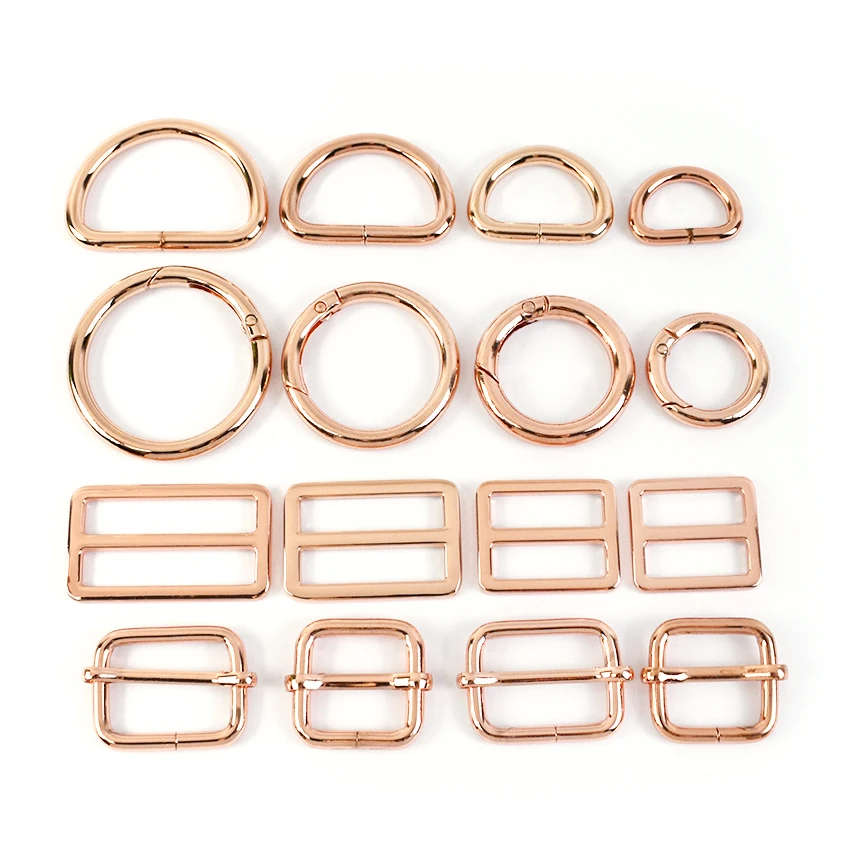 100 Fibbie Metallo Per DIY - Anelli A D E Fibbie Scorrevoli, Argento, Per Borse E Zaini - Foto 4