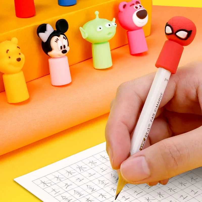 3pcs/set Disney Pencil Caps School Stationery