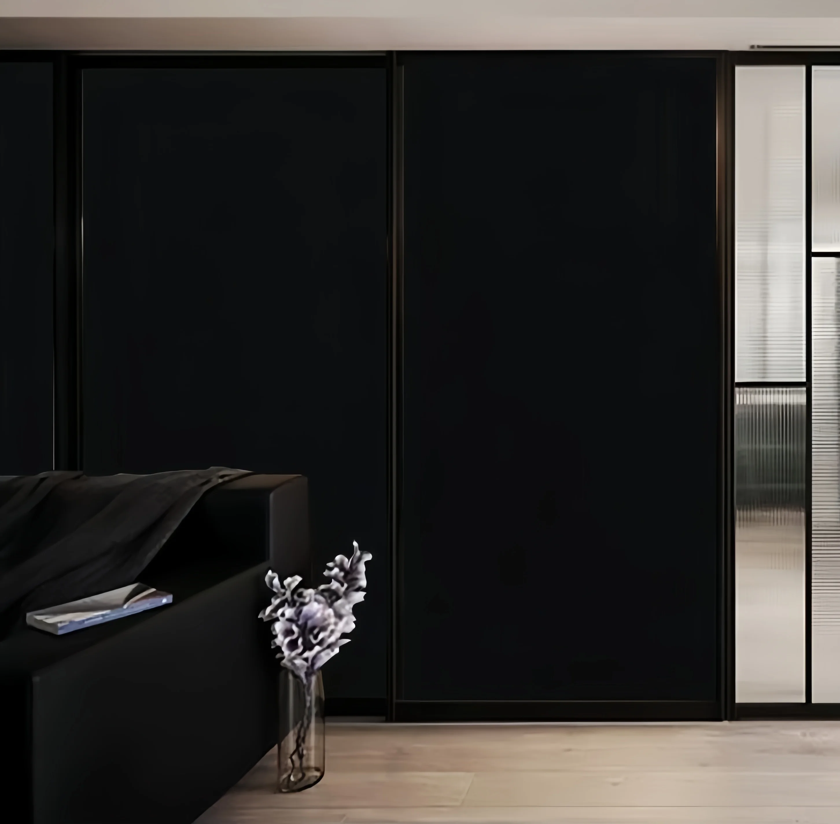 Luxe Blackout Privacy Film – Ultra-Dark, UV-Blocking Window Covering